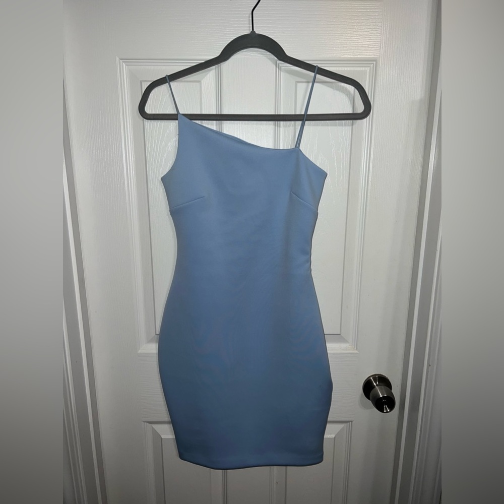 GUESS bodycon blue formal dress